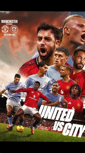 Red vs Blue 🔴🔵 | Manchester Derby Drama #shorts