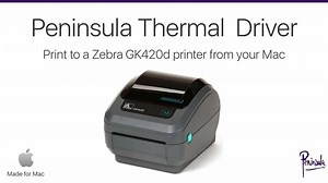 Zebra GK420d Printer Driver For Mac - Use Your Zebra Printer on Apple Mac
