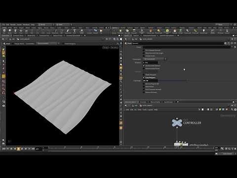 [Houdini] Parametric Animated Wave