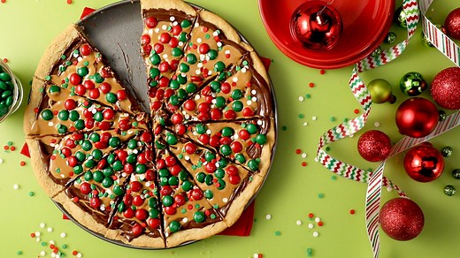 This Holiday Cookie Pizza Is A Versatile Dessert for Any Occasion