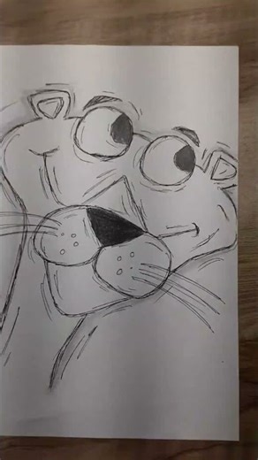 how to draw a panther #drawing