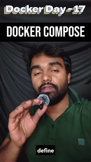 Day 17: Docker Compose Made Simple 🚀 Run Multiple Containers Easily #docker #devops