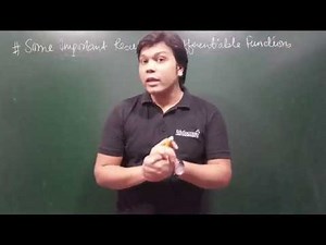 Differentiability - Some Properties of Differentiable Functions