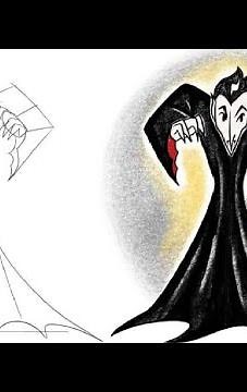 Easy Dracula Drawing Tutorial for Kids | Step-by-Step Halloween Art Fun