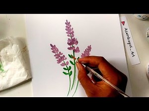 MAKE A BEAUTIFUL, EASY AND INTERESTING FLOWER PAINTING