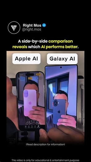 Apple vs Galaxy AI 😮📉