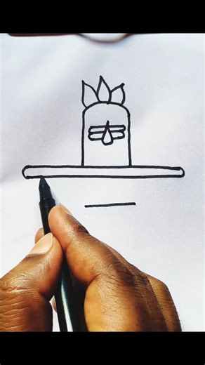Quick beautiful god mahadev drawing easy #mahadev #art #artist #sketch #painting #viral #shorts