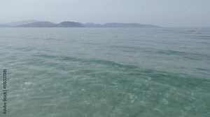 Magnificent views of the clear sea and the beach in the natural reserve travel