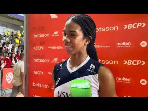 Geraldine González 🇩🇴🏐: “The Peruvian League is very good…”