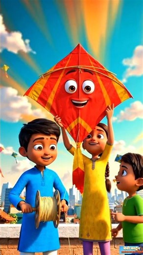 How to make a Patang 😲🤯#patang #kite #kiteflying #viral #cartoon #shortstory