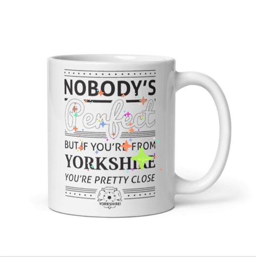 ☕️ Yorkshire Mugs! https://yorkshiretshirts.com/collections/mugs/products/nobodys-perfect-mug-1 | I-Yorkshire