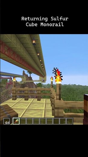 Returning Monorails are the BEST! #minecraft #minecraftupdate #minecraftsnapshot #minecraftpreview