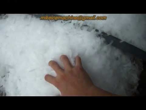 Ice flake machine, how to make flake ice