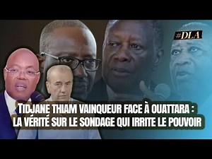 TIDJANE THIAM BATTRAIT ALASSANE OUATTARA DE LOIN : RETOUR SUR LE SONDAGE QUI FAIT POLÉMIQUE