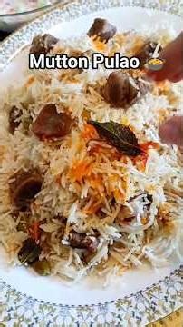Mutton Pulao Recipe 🍲#mutton #muttonpulao #recipe #viral
