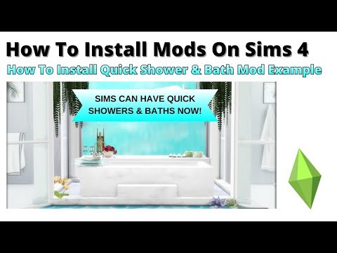 How To Install Quick Shower & Quick Bath Mod For Sims 4 | 2026