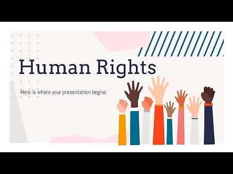 Free Human Rights Lesson Presentation Template for PPT & GoogleSlides By GreatPPT.com