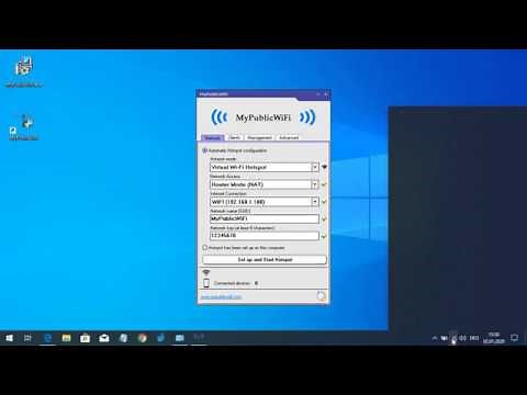 MyPublicWiFi Turn your computer into a Virtual WiFi Hotspot with Firewall and Bandwidth Manager.
