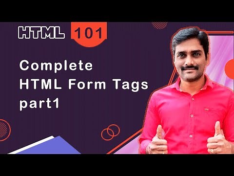 HTML Forms Tutorial Part1🔥 Input Types, Textarea, Select (Beginner Tutorial - Episode 101)