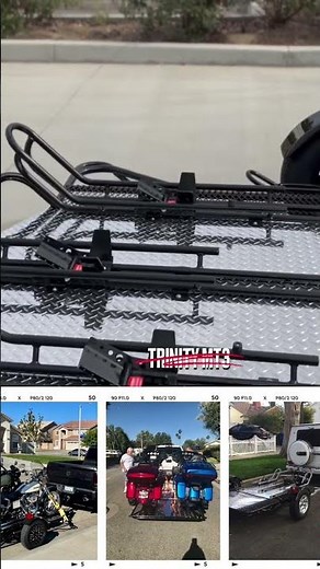 Trinity MT3 Motorcycle trailer Fold up And stand out!