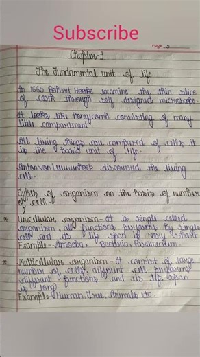 The Fundamental Unit Of Life | NCERT | Biology | Class 9 | Cell | #biology