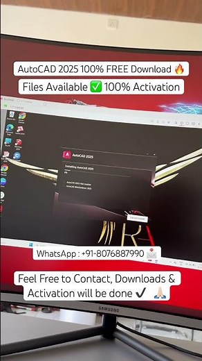 🎯AutoCAD 2025 {FREE}🔥 Download & Installation | Official Activation Guide (100% Working)✅ #autocad