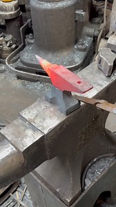 Miniature anvil I forged. Here’s how it turned out. And a little of the process of forging it at my shop in Edmonton @frontstepforge Forged from 2 pieces of 1045 steel. It finished out at 6.5 lbs. . . .#frontstepforge #handmade #madeincanada #handforged #blacksmithing #blacksmithtools #blacksmith #edmontonmade #forging | Front Step Forge
