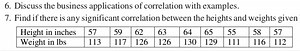 6. Discuss the business applications of correlation with exampl... | Filo
