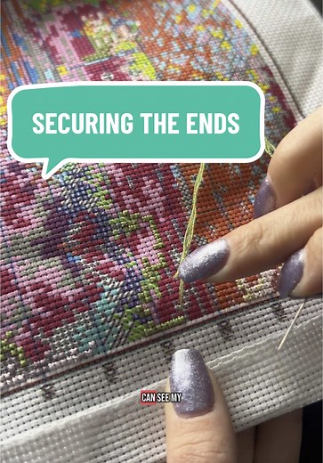 Securing the Ends: A Fun Cross Stitch Tutorial