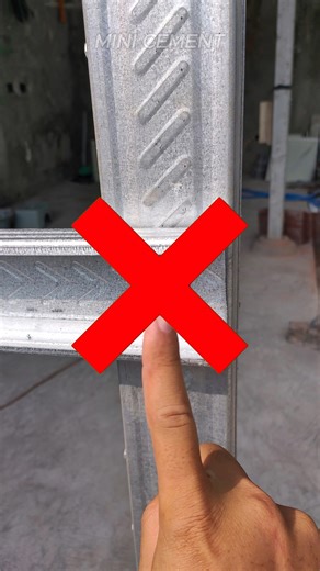 5.9M views · 15K reactions | your house will collapse if you use this method !! tricks to connect light steel iron strongly. | Mini cement | Facebook