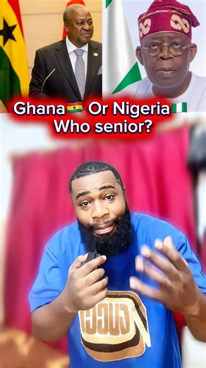 Ghana 🇬🇭 and Nigeria 🇳🇬 who is senior among the two brothers not as a nation #ghana