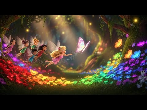 Five Little Fairies Sleeping in a Tree 🧚‍♀️🌳 | Gentle Bedtime Nursery Rhyme | UK Kids Songs