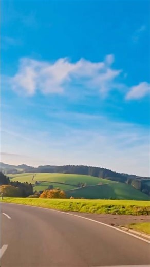 🇩🇪 The most Beautiful Country Road 🍀德國最美鄉間路 #GermanyTravel #ScenicDrive #NatureVibes