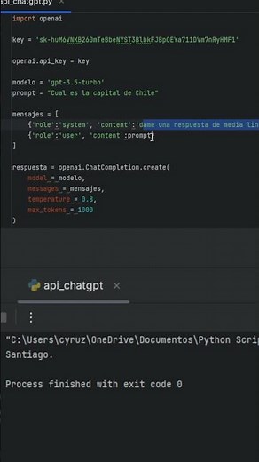 Complete Guide: Connecting OpenAI Chat-GPT to the API with Python | Step-by-Step Tutorial in Spanish