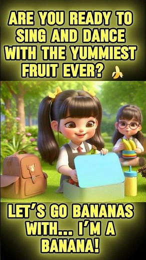 Sing, dance, and learn with the "I'm a Banana" song! 🍌#kidssongs #nurseryrhymes