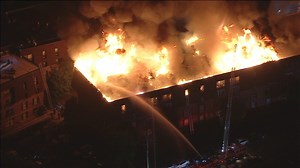 3 injured, roughly 50 displaced after 4-alarm fire destroys apartment building in Rhawnhurst