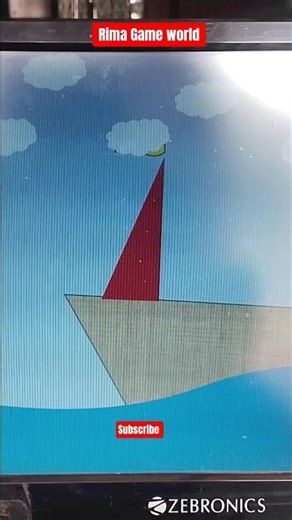 My Powerpoint animation boat 🤩💓 #shorts