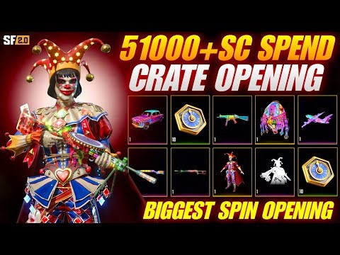 51000+SC 😍 Scarfall 2.0 New Crate Opening | Joker Outfit Crate Opening | Scarfall 2.0 New Update