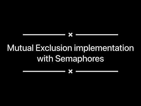 9. Mutual Exclusion implementation with Semaphores | Mutex | Operating System