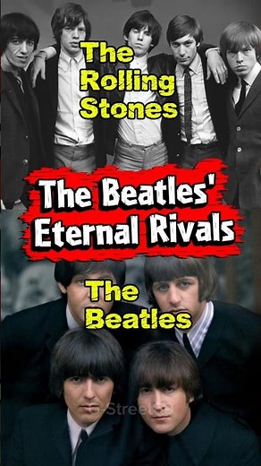 The Rolling Stones vs The Beatles: Rock’s Greatest Rivalry #therollingstones #musichistory