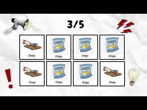 Rythm Challenge - Cooking verb | Warming Up Activity