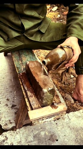 How to Make a Whetstone Holder | goldenday #KnifeSharpening #DIY #ToolRestoration old #technology 2