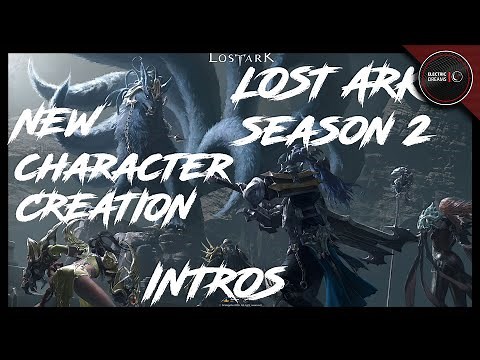 Lost Ark KR Season 2 - New Character Creation Class Intros