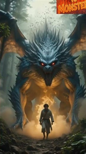 Fire Breathing Monster VS Super Kid 🔥🦸‍♂️ | Epic Battle #shorts #viral