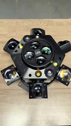 Mesmerizing 6-Arm Rotating Light for Parties