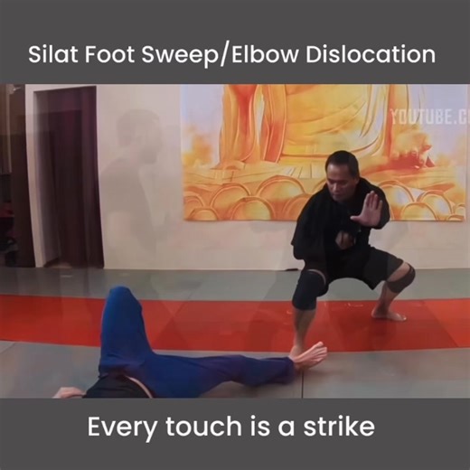 Setting up gravity assisted elbow dislocation in Silat. Silat tactics - based on the entry excercise drill and foot sweep excercise. Practitioner are encourage strike, lock break and sweep when the opportunity is there. Most time the opportunity presents itself when combined with the correct set up technique. In traditional silat there are varying kinds of strikes to set up other techniques, some soft to invite a response, some firm to create confusion/distraction, some hard to finish fhe fight.