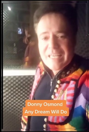 Donny Osmond Live Performance of 'Any Dream Will Do' from Joseph and the Amazing Technicolor Dreamcoat