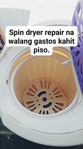 Spin dryer repair na walang gastos kahit piso. #repair #tutorial #diy | Jessie Ordanza