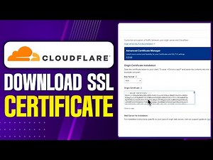How To Download SSL With Cloudflare (2025 Updated Tutorial)
