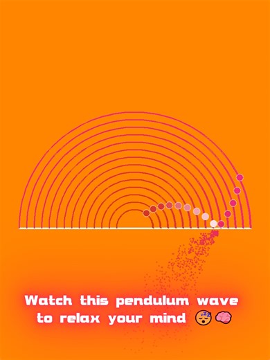 I created this using bouncelab.io 😁 #hypnotic #bouncingball #simulation #asmr #pendulum